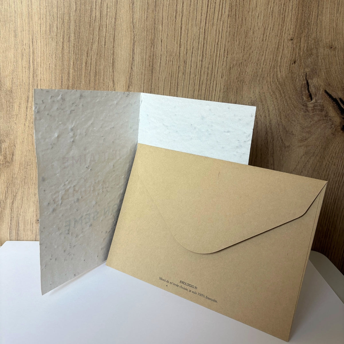 Carte ensemencée à planter amour - On sème