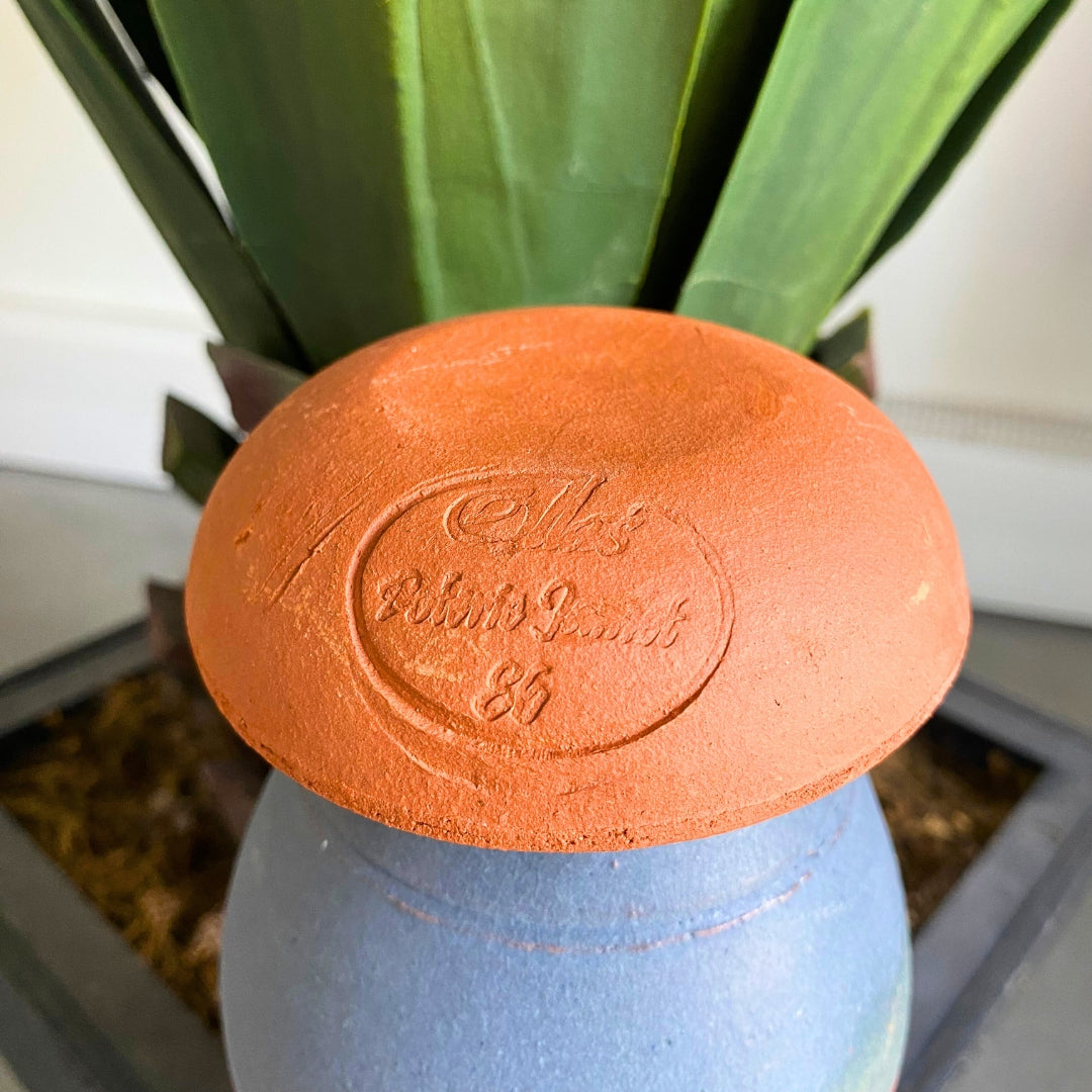 Ollas à planter 0,5 L - Bleu émaillée