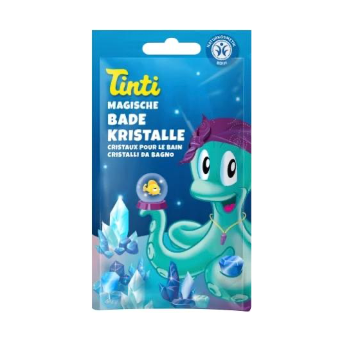 Cristaux colorant pour le bain