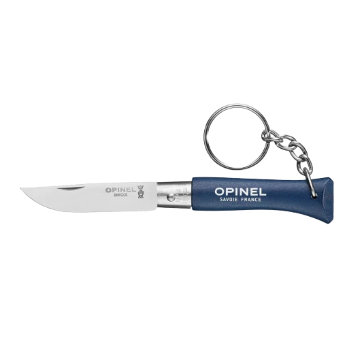 Porte clef couteau Opinel - bleu