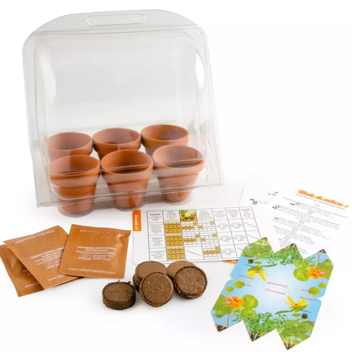 Mon premier potager bio - Coffret serre