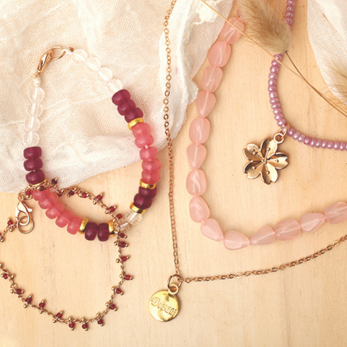 Kit Bijoux à faire soi-même – Éclat céleste aux doux reflets