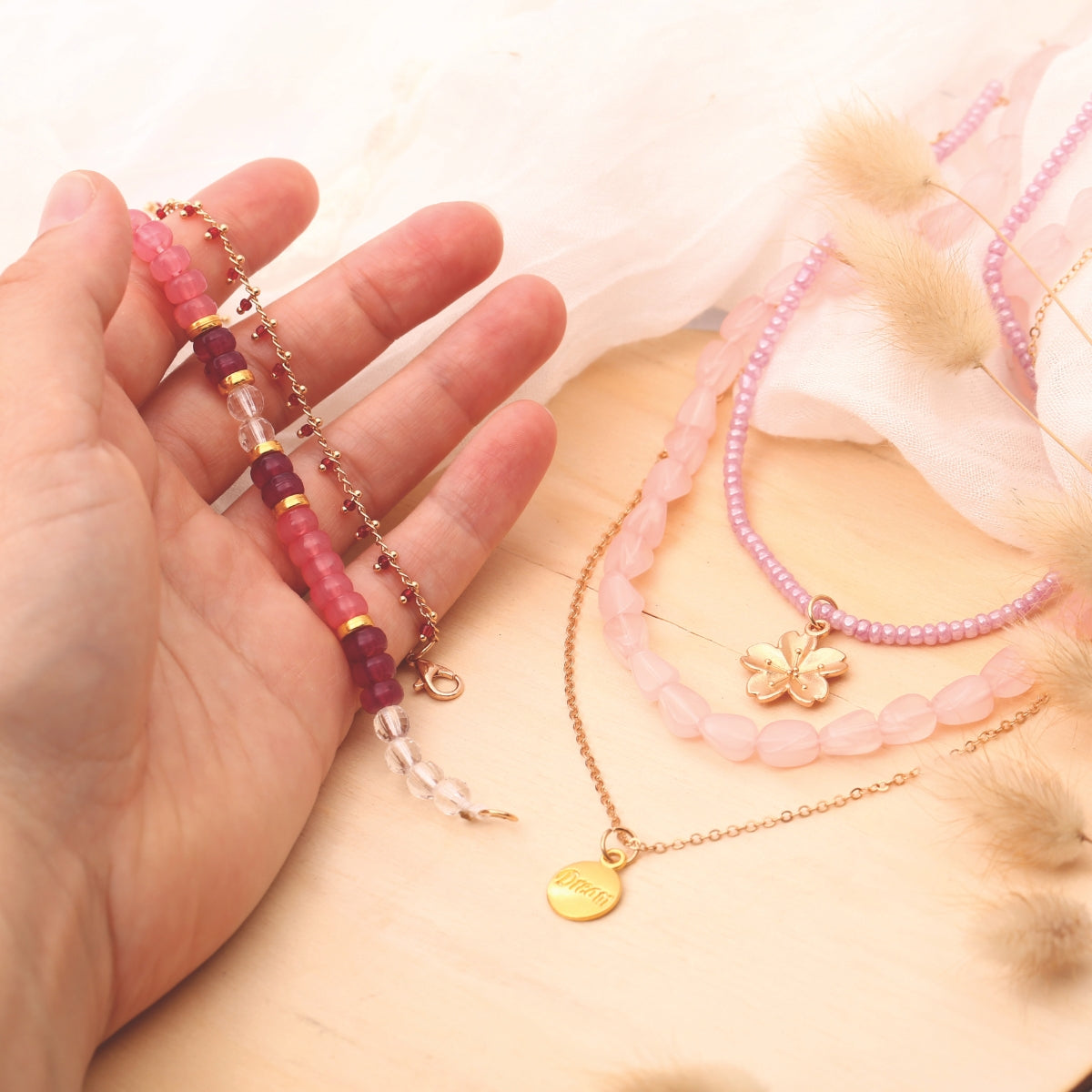 Kit Bijoux à faire soi-même – Éclat céleste aux doux reflets