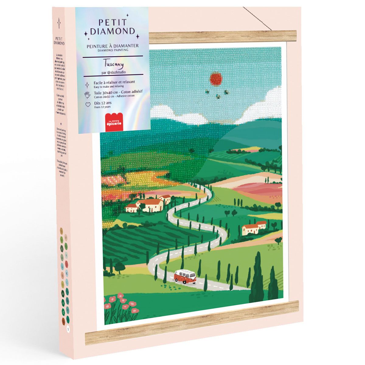 Kit Diamond Painting Toscane 30 cm x 40 cm