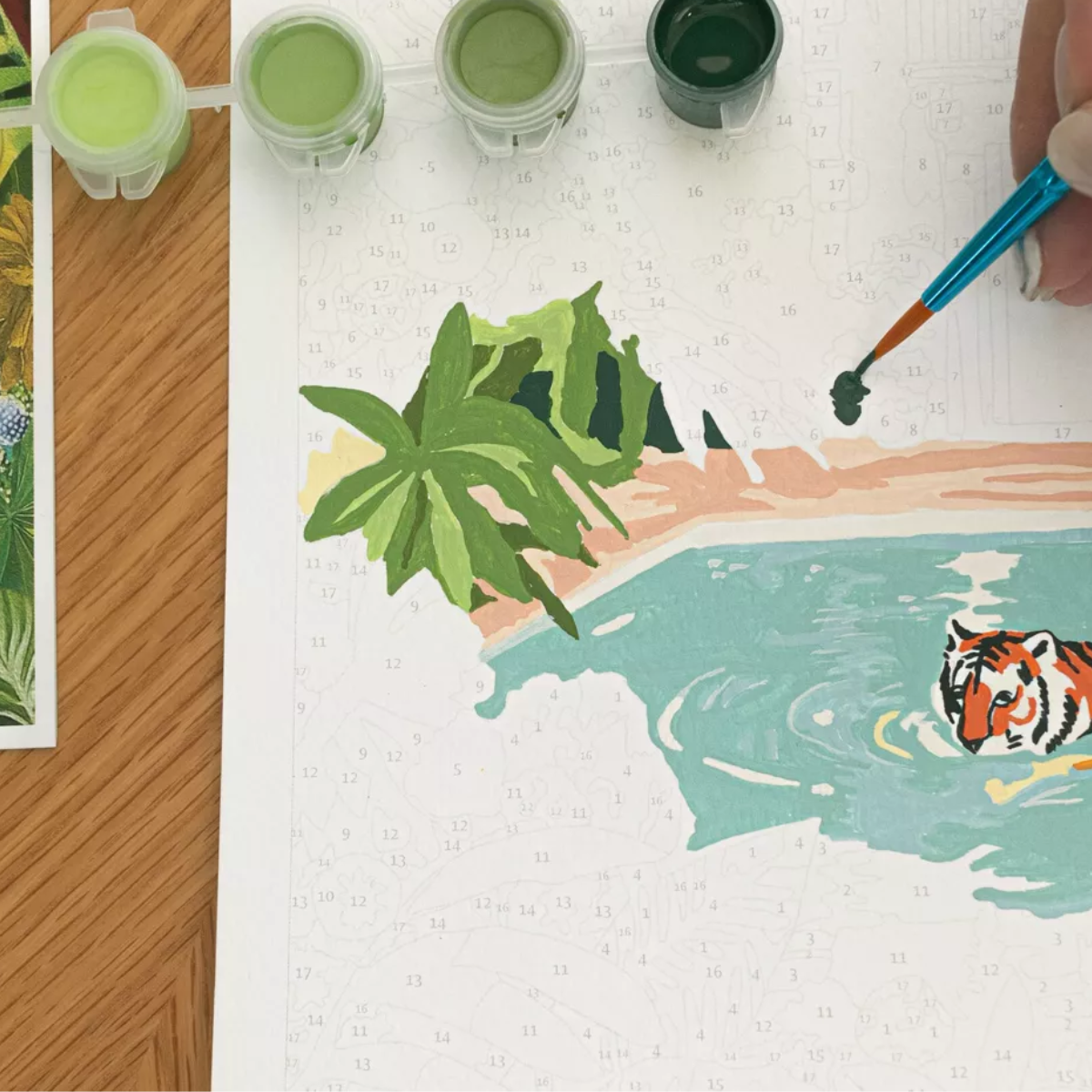 Kit peinture au numéro - Tigre