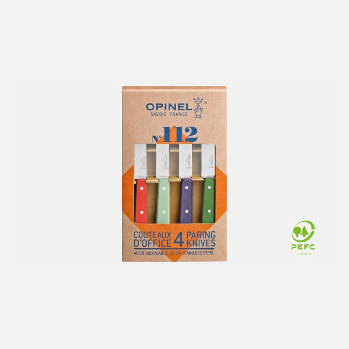 Coffret de 4 Couteaux d'Office n°112 - OPINEL