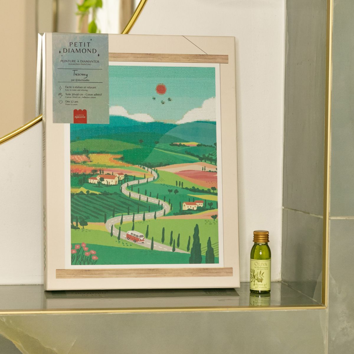 Kit Diamond Painting Toscane 30 cm x 40 cm