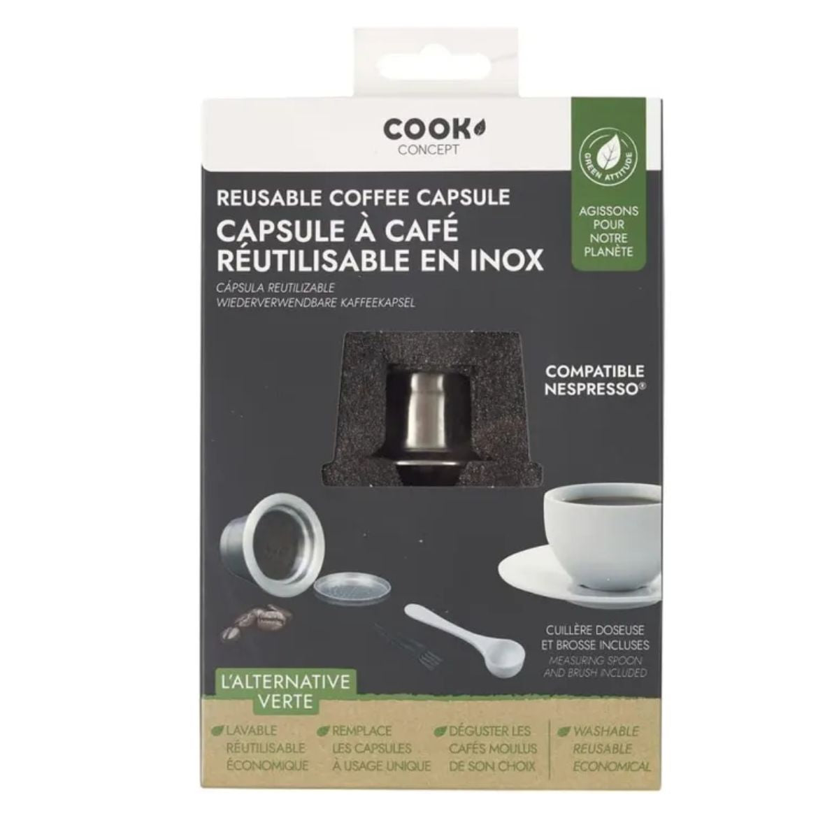 Capsule reutilisable nespresso