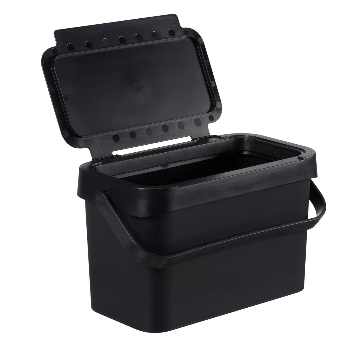Seau à compost et déchets alimentaires 5 L - noir