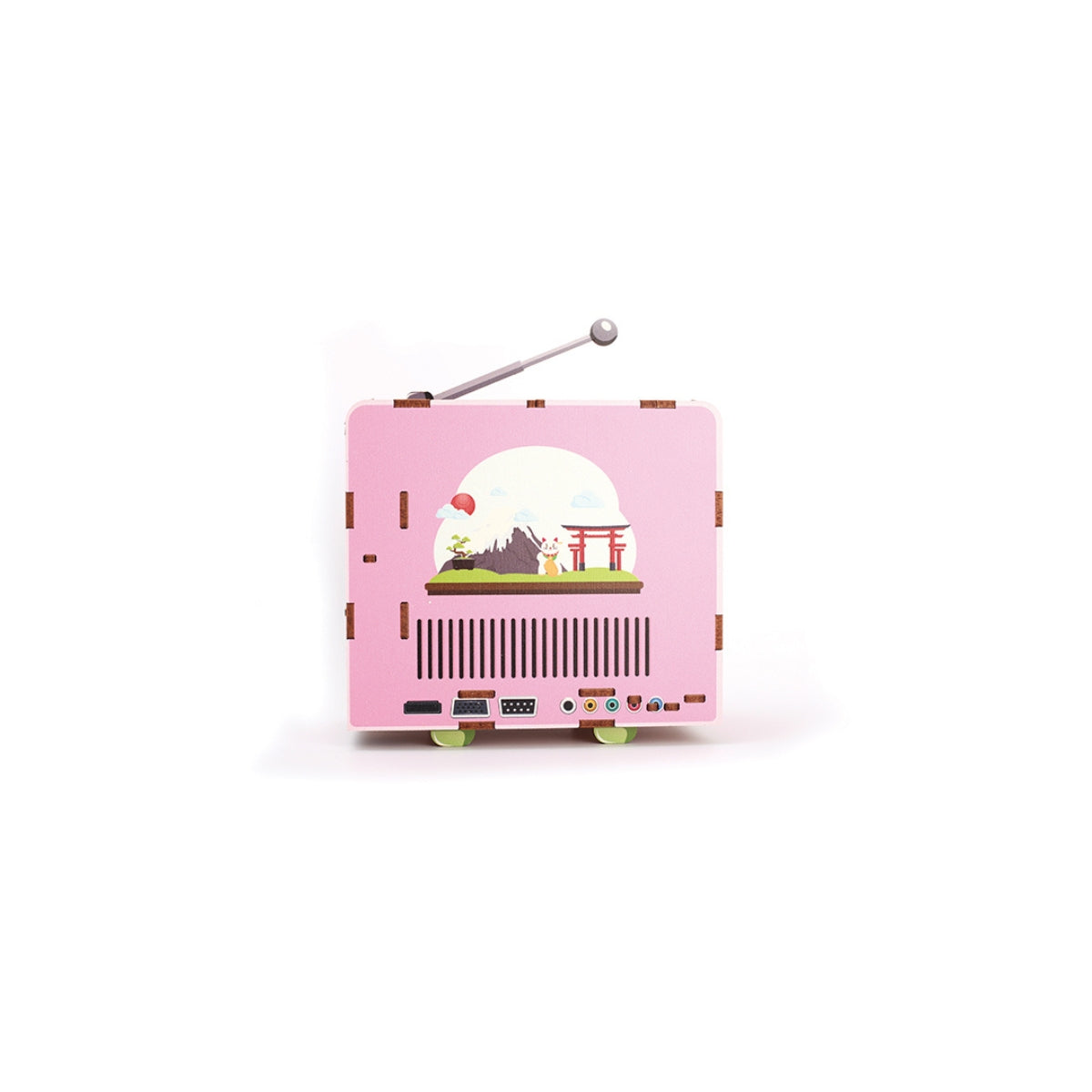 Maquette 3D Bois TV Tokyo | Kit Modélisme Miniature à Construire