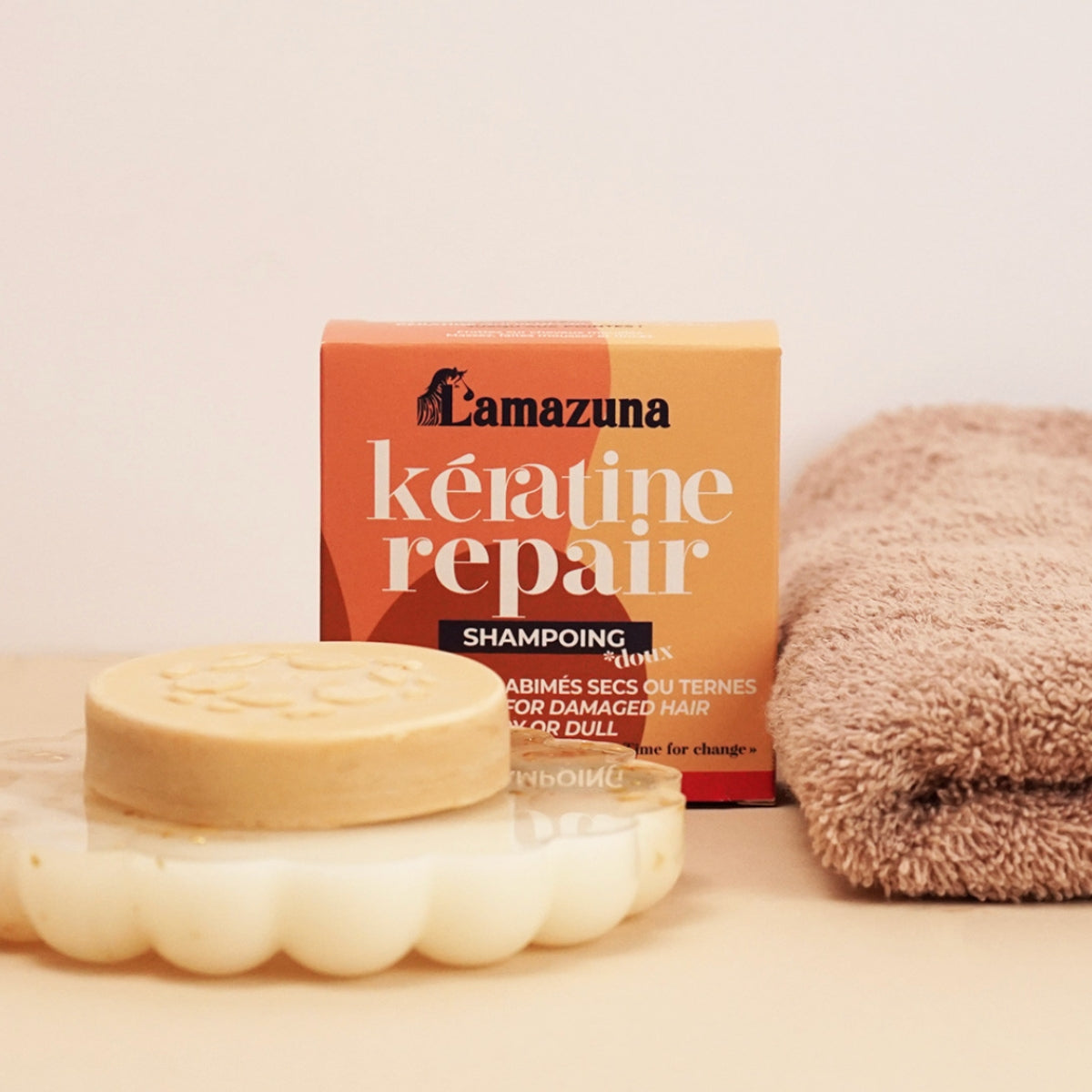 Shampoing doux kératine - Lamazuna