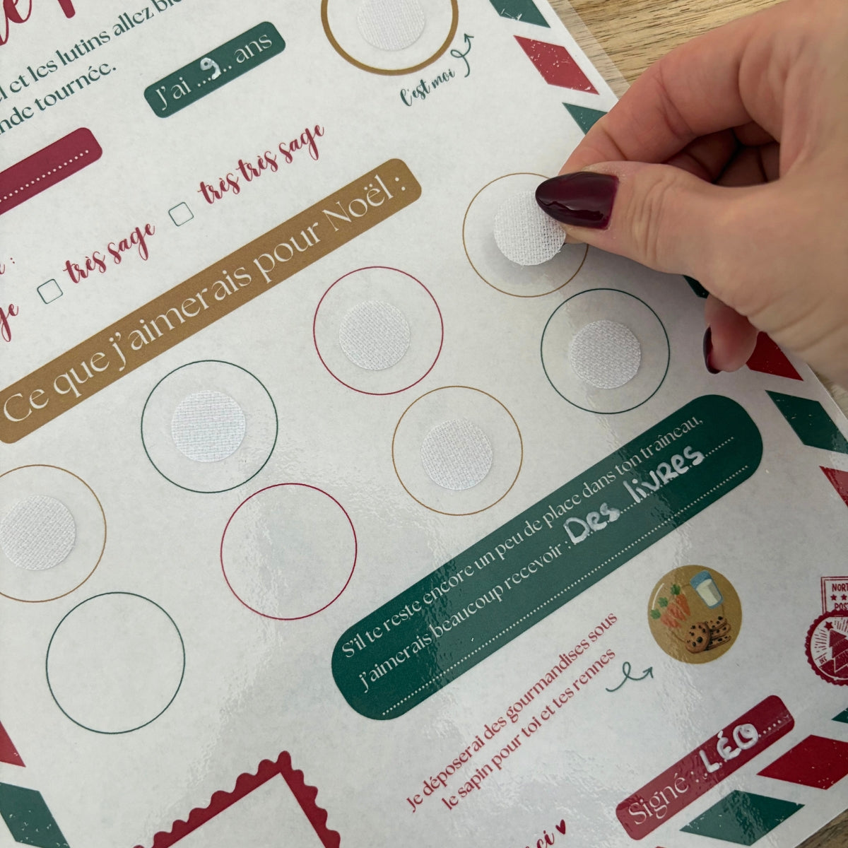 Kit ma lettre au Père Noël à compléter