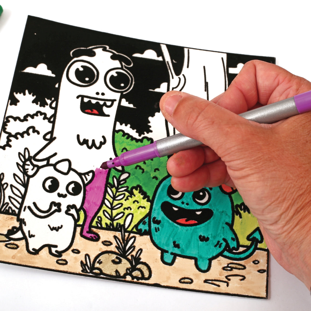 Coloriage Velours – Monstres à colorier