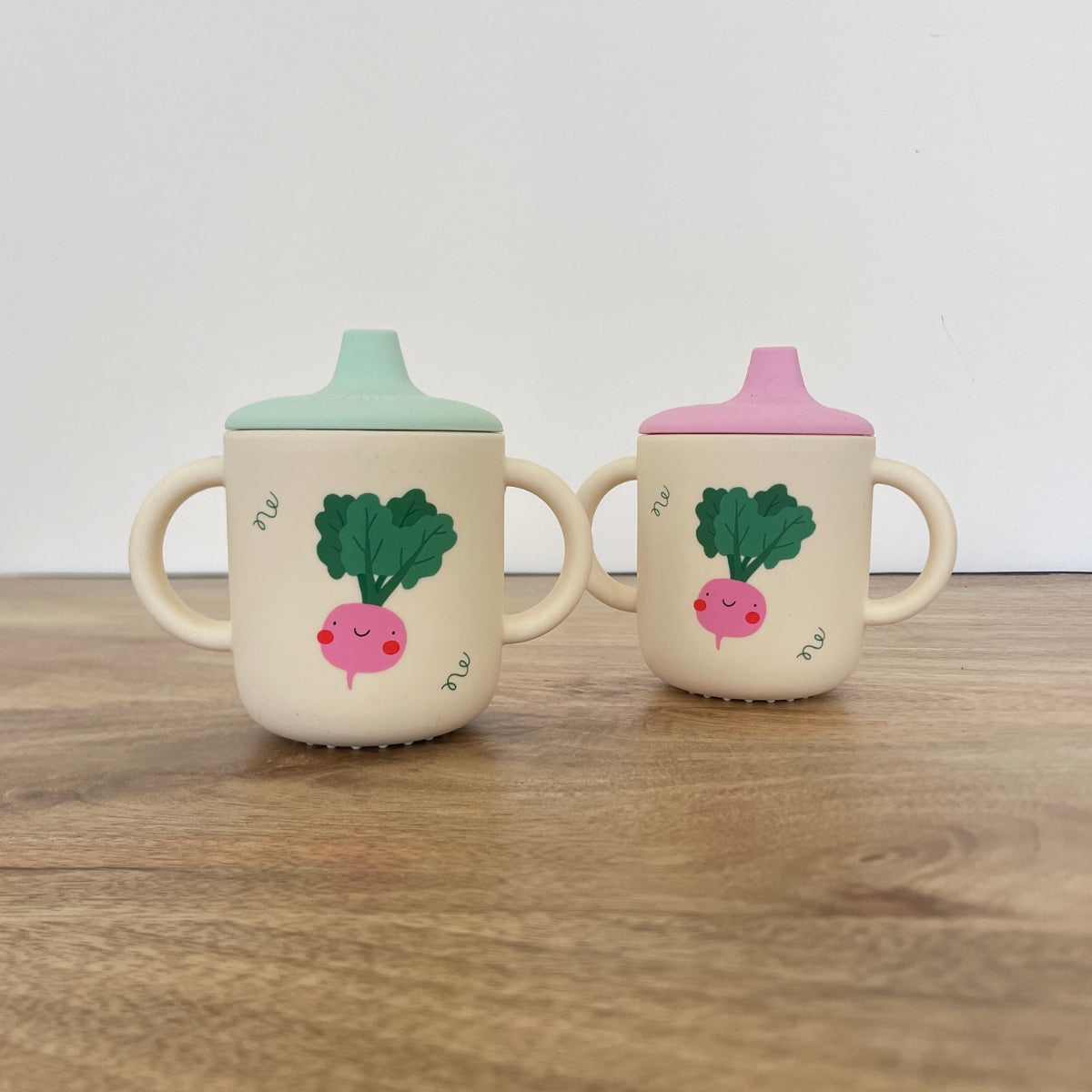 Lot de 2 gobelets en silicone - Veggie Pals