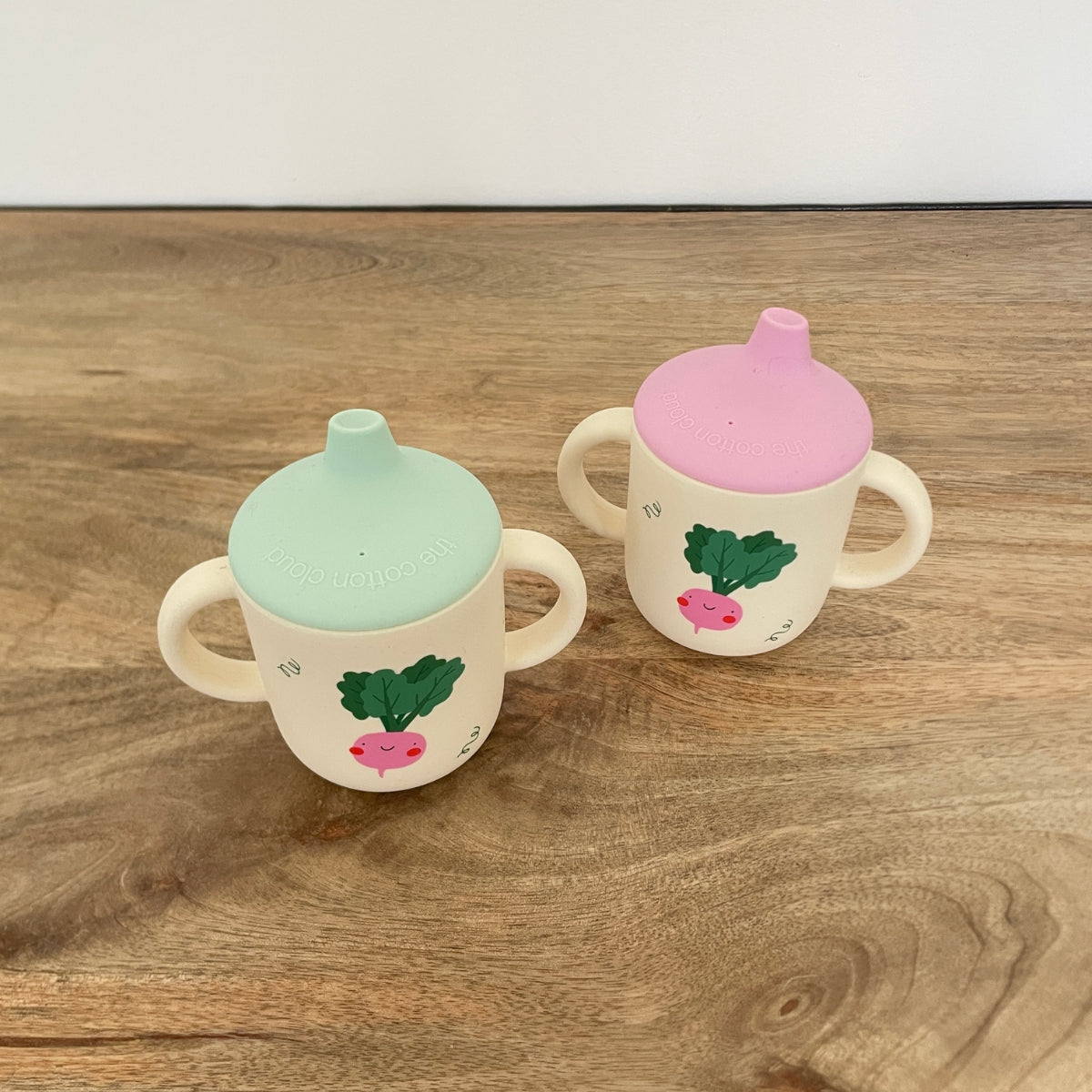 Lot de 2 gobelets en silicone - Veggie Pals