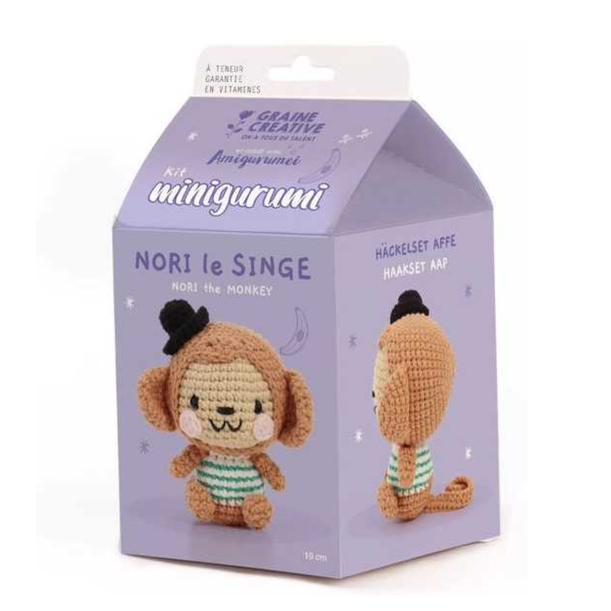 Kit minigurumi - singe nori