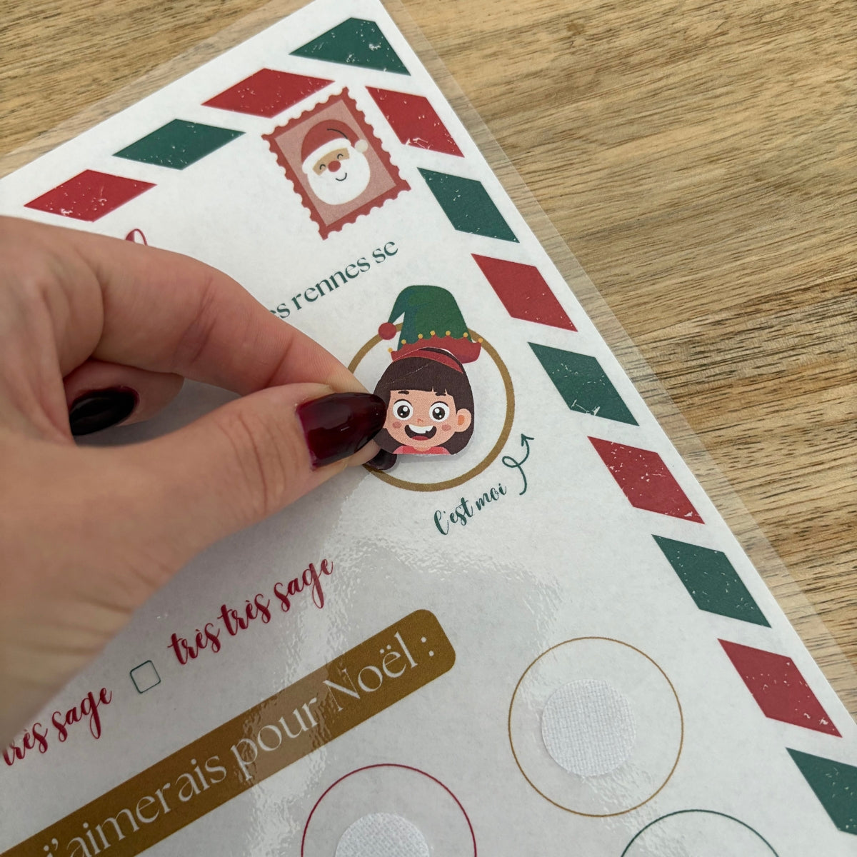 Kit ma lettre au Père Noël à compléter