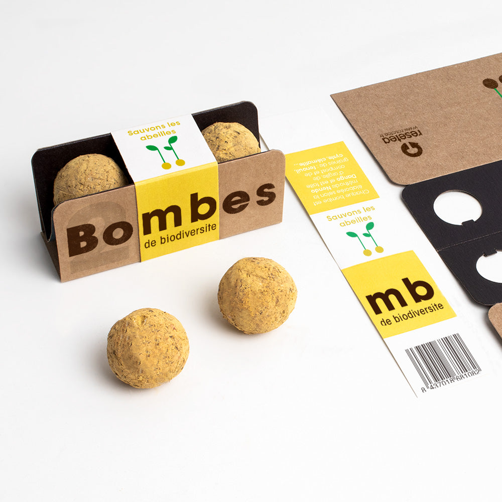 Bombes de graines mellifères – Sauvons les Abeilles