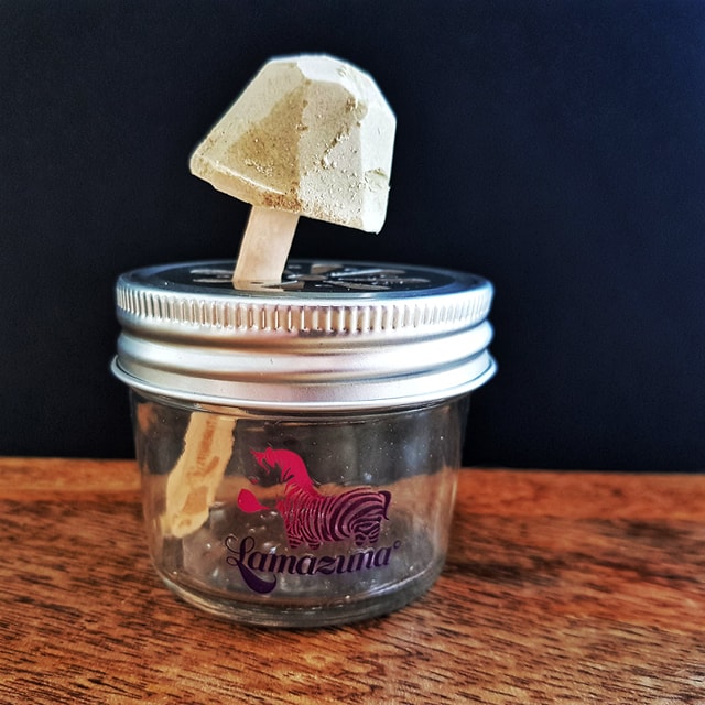 Pot en verre pour cosmétiques solides