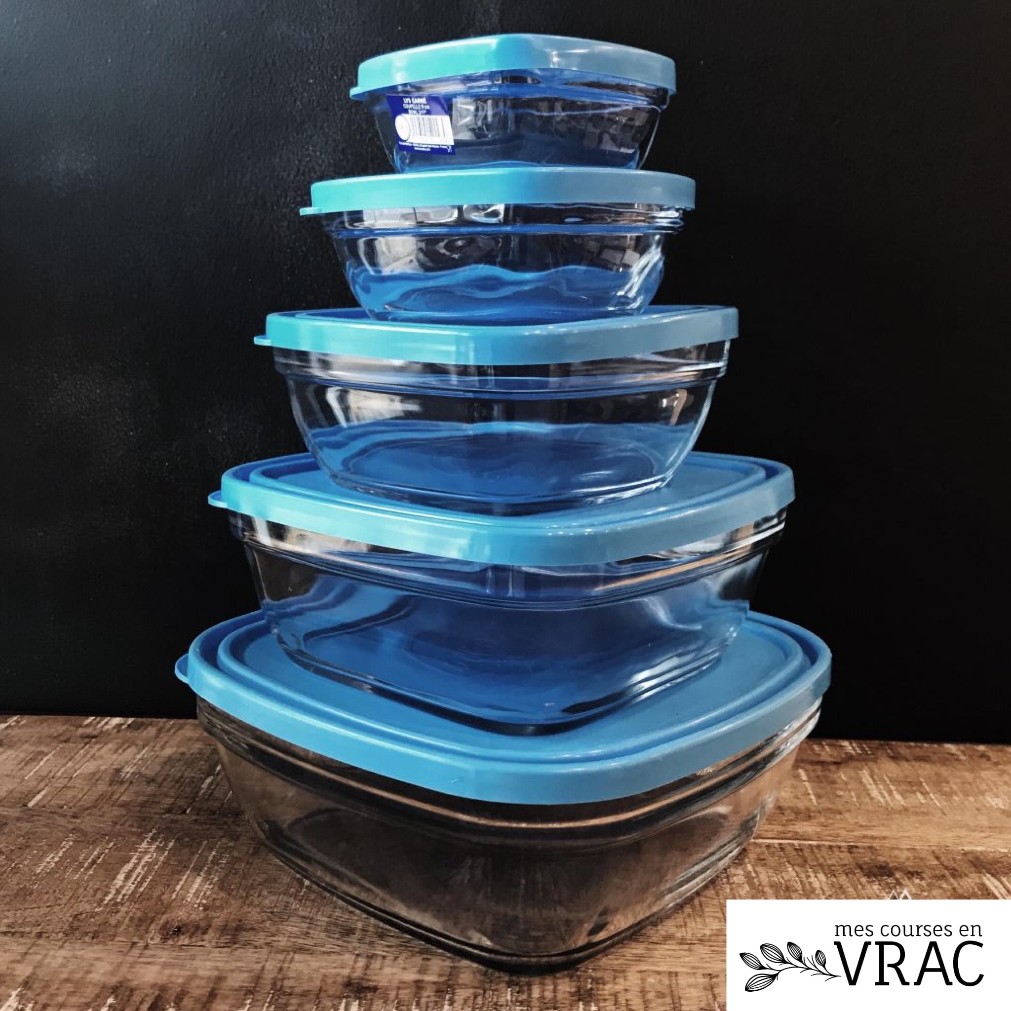 Boîtes de conservation - déjeuner en verre