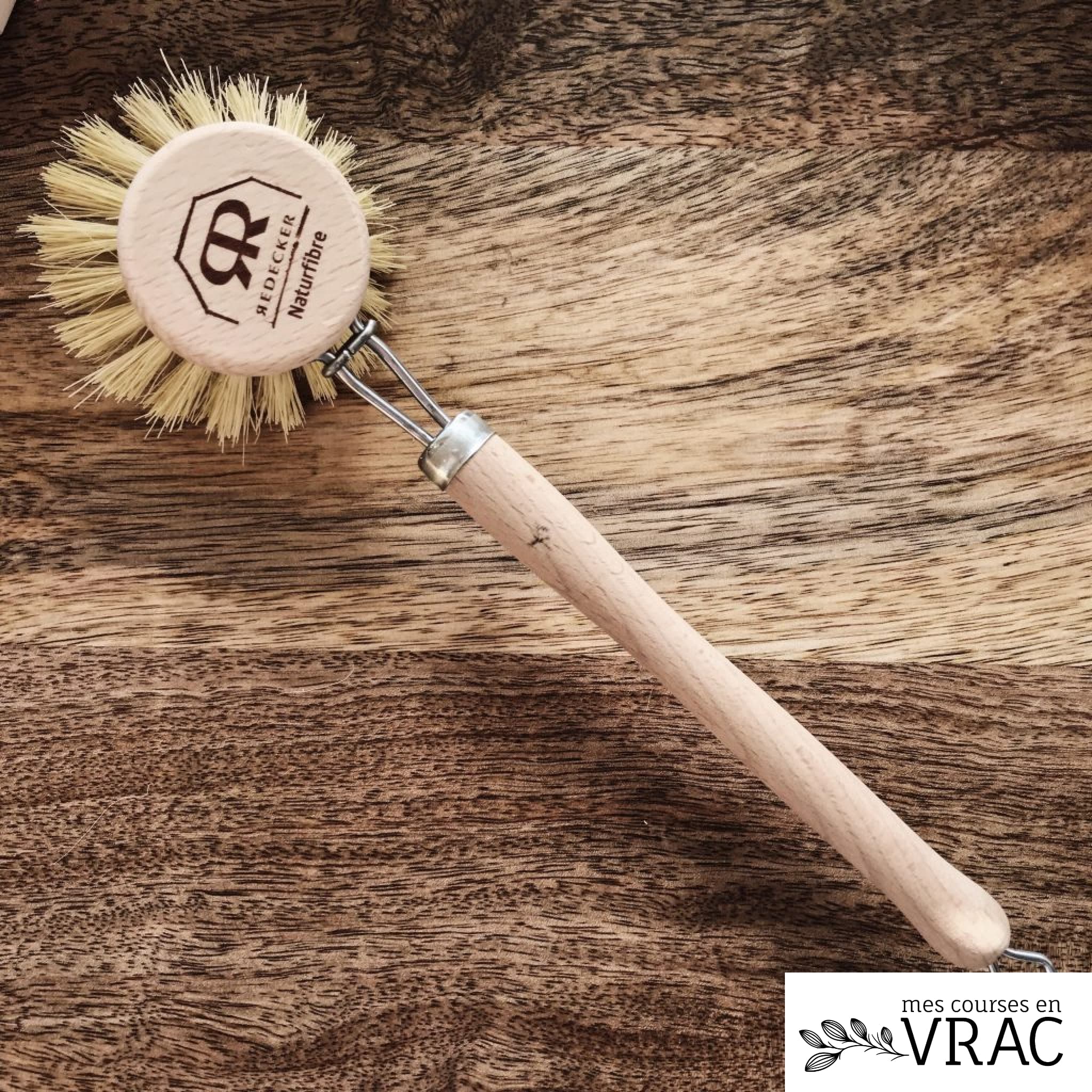 Tête de rechange - brosse vaisselle en bois
