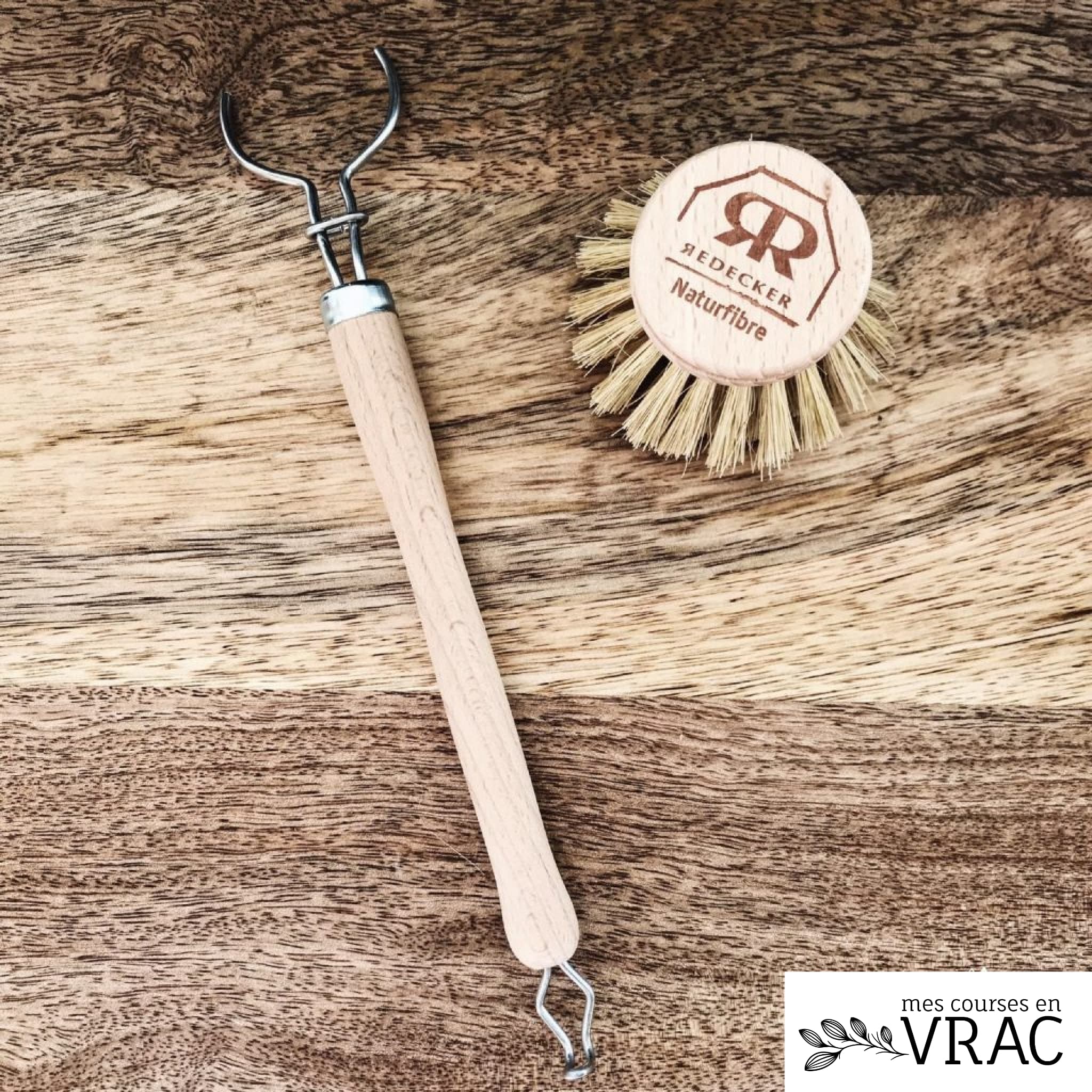 Brosse vaisselle à tête rechargeable