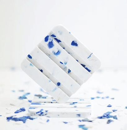 Porte savon durable et design carré - Coloris au choix