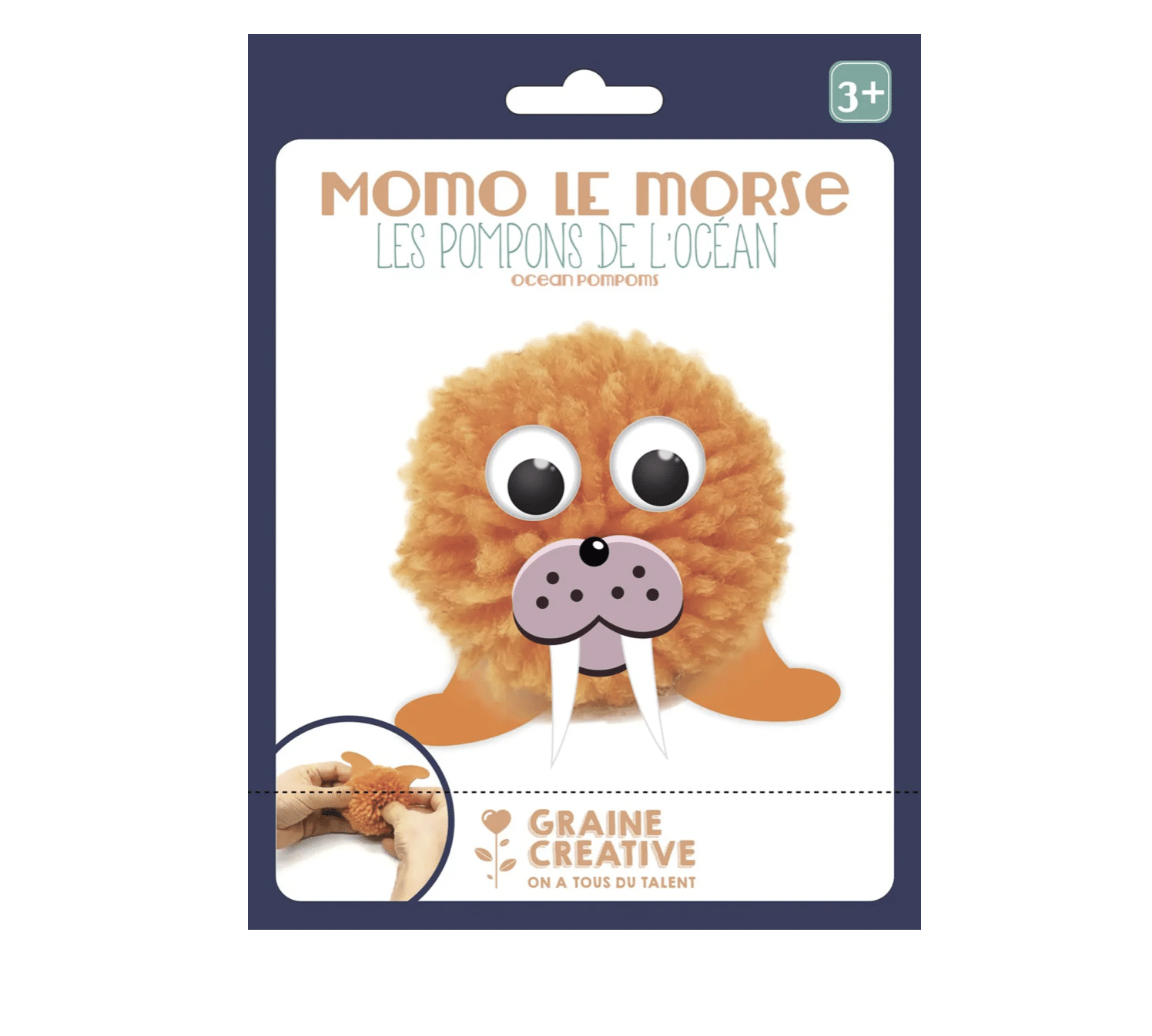 Je fabrique mon morse en pompon