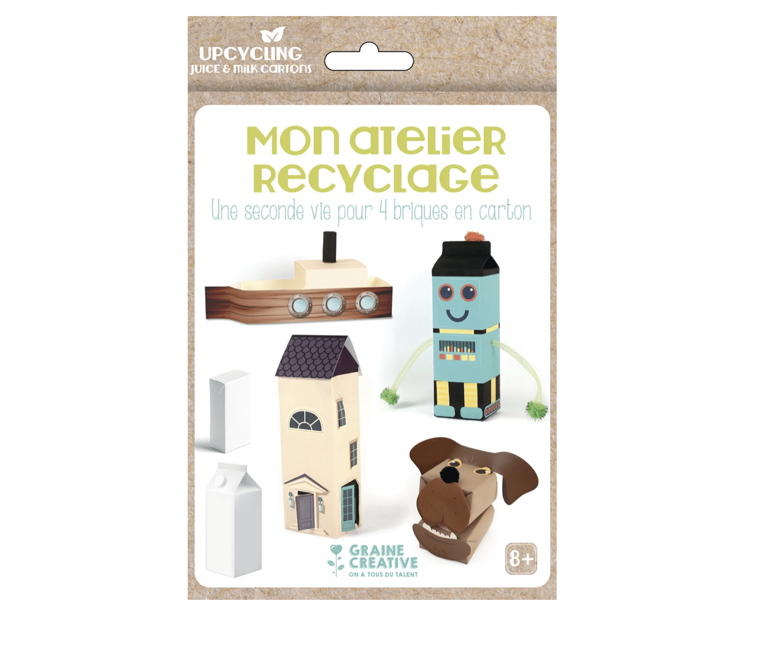 Kit : Mon atelier recyclage - Briques en carton