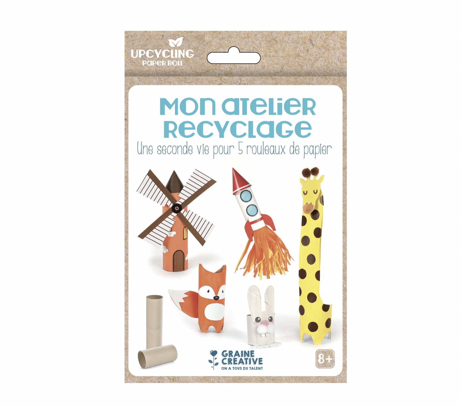 Kit : Mon atelier recyclage - Rouleaux de papier