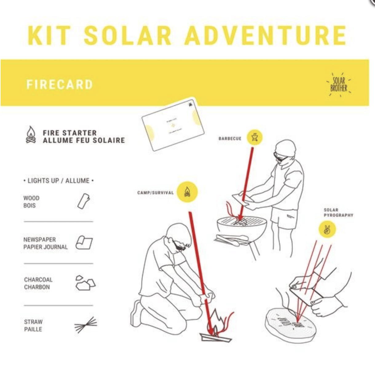 Matériel de survie solaire ADVENTURE KIT ®