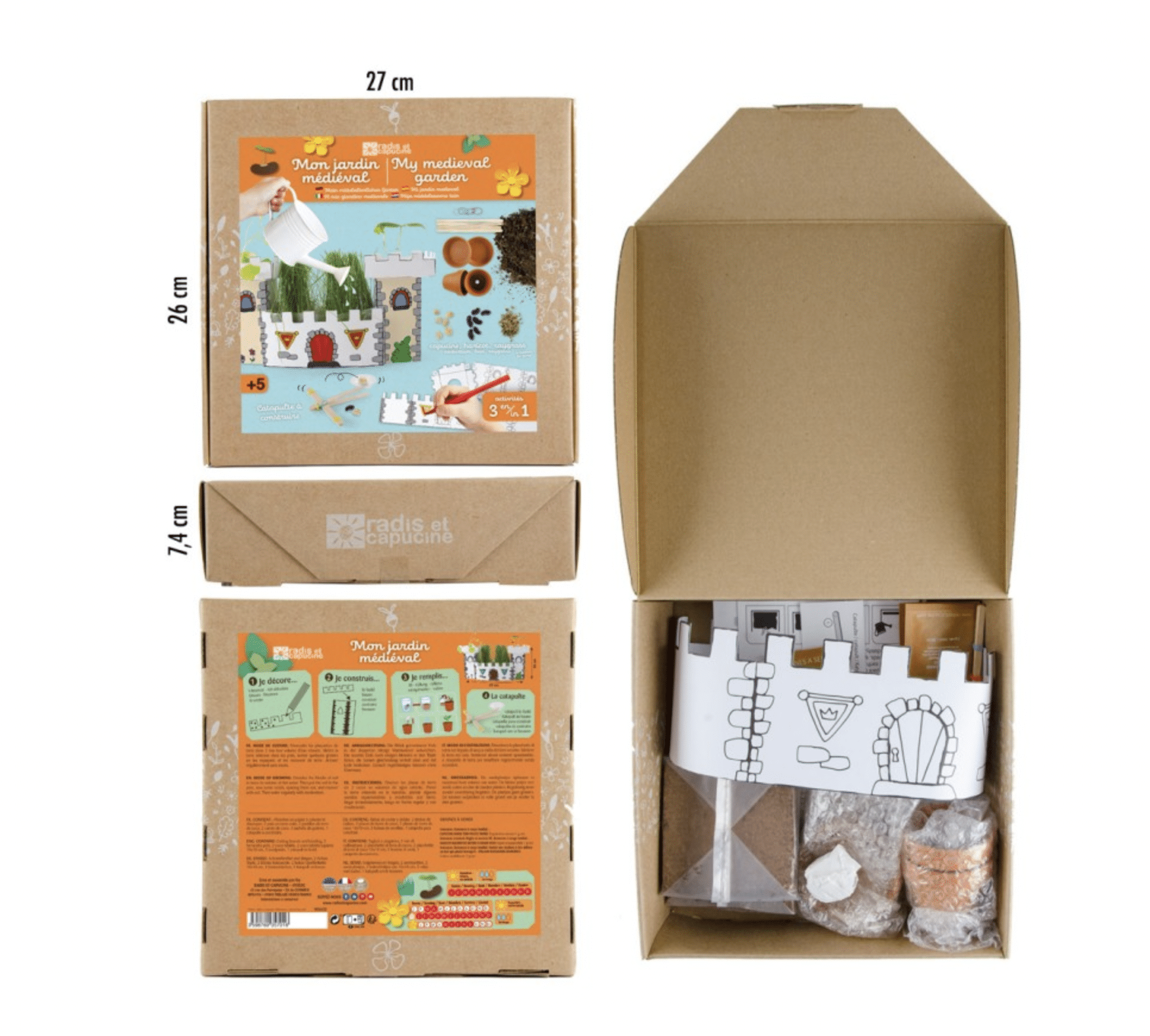 Coffret : Mon jardin médiéval