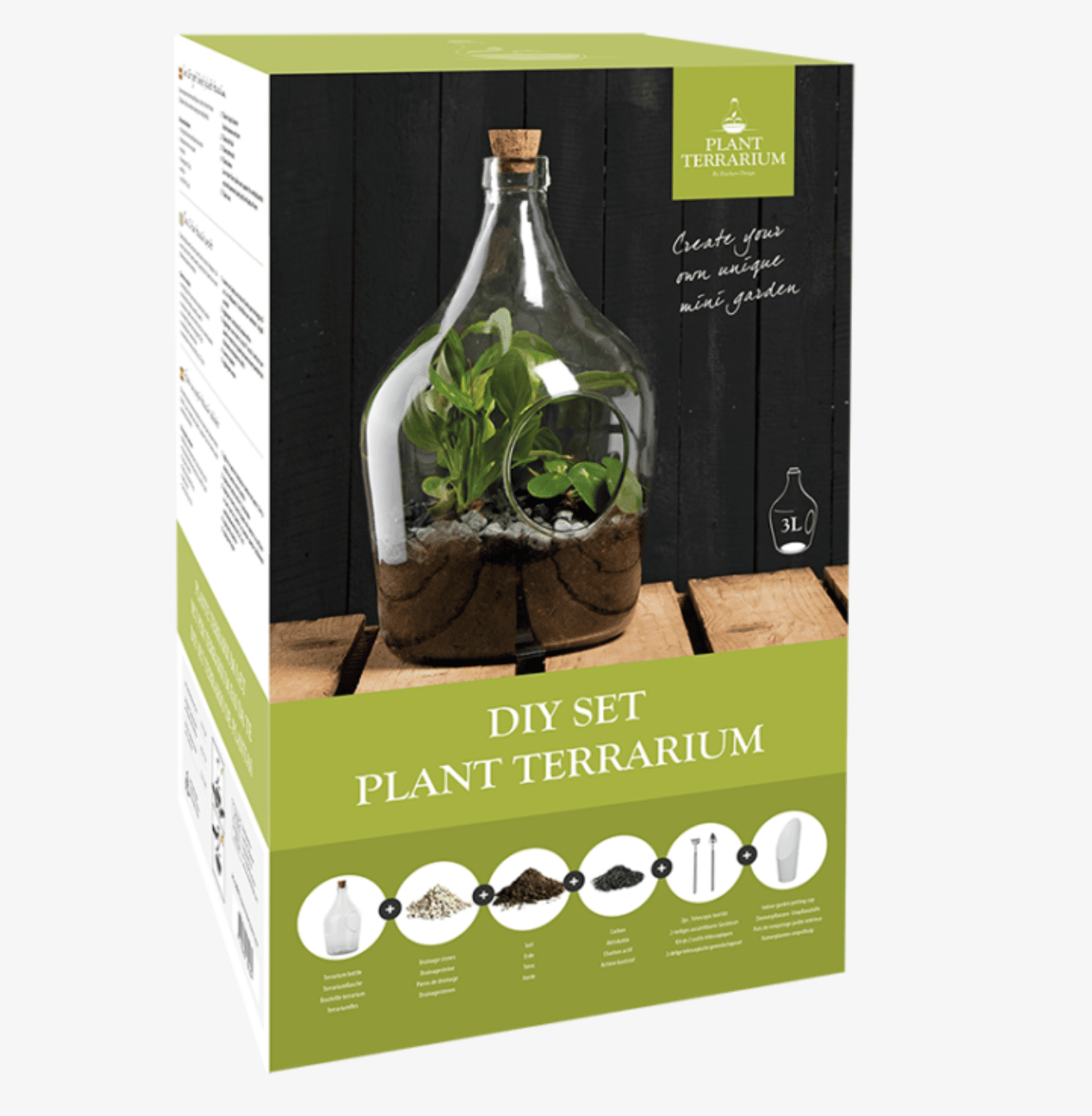 Terrarium végétal à faire soi-même - 3 L