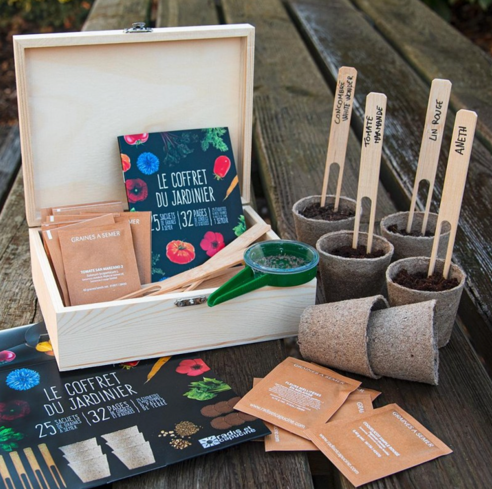 Coffret du jardinier - 25 variétés de graines