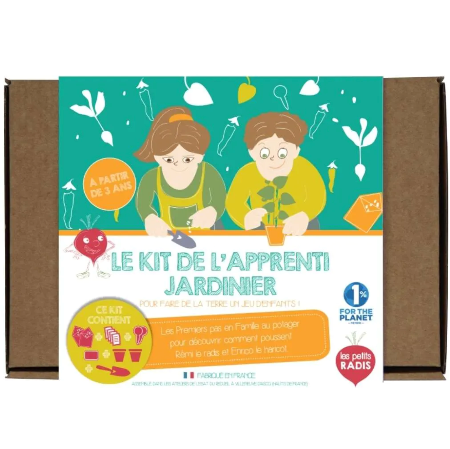 LE KIT DE L'APPRENTI JARDINIER : Kit de jardinage complet pour enfants