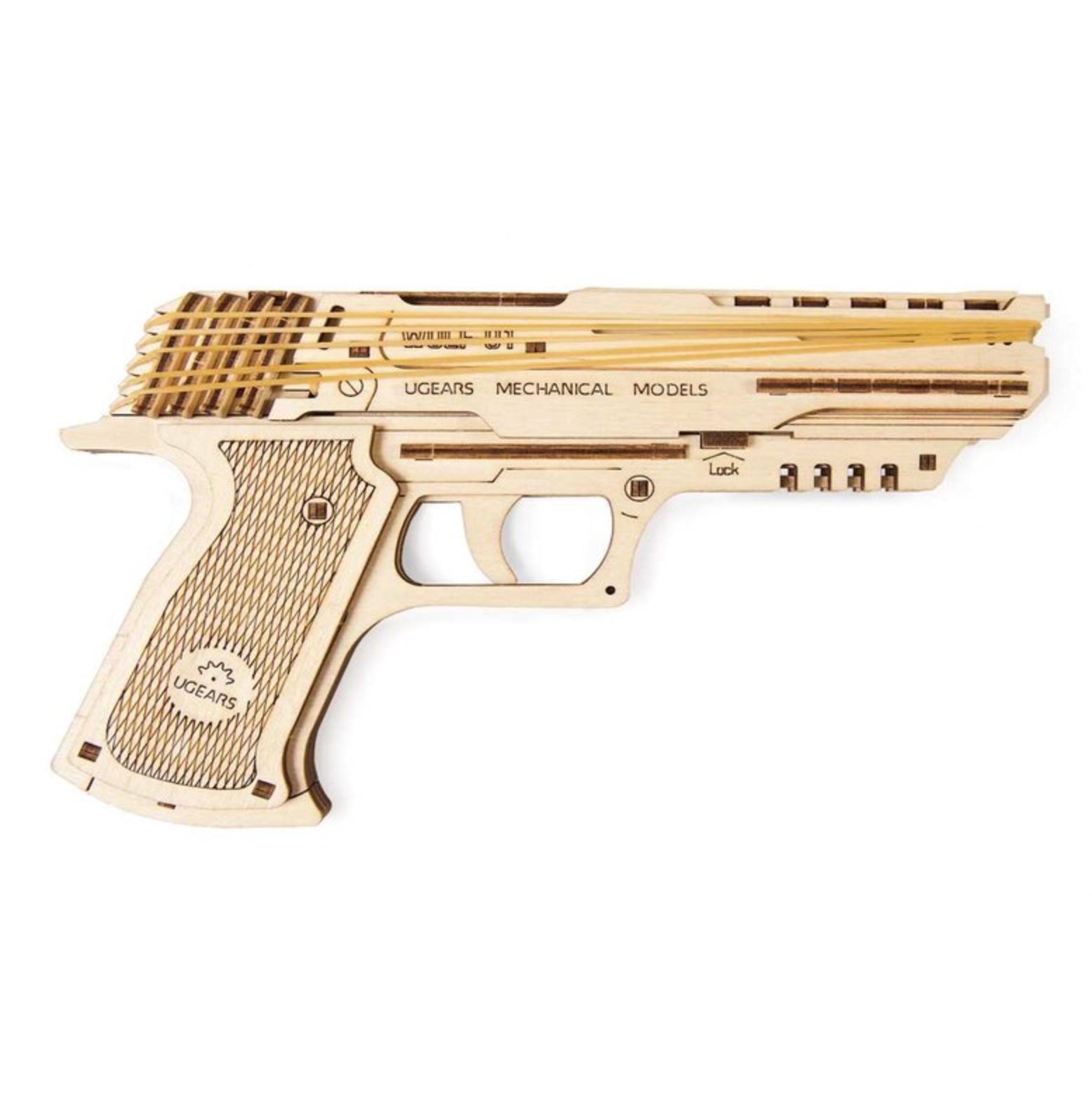 Maquette 3D en bois - Pistolet