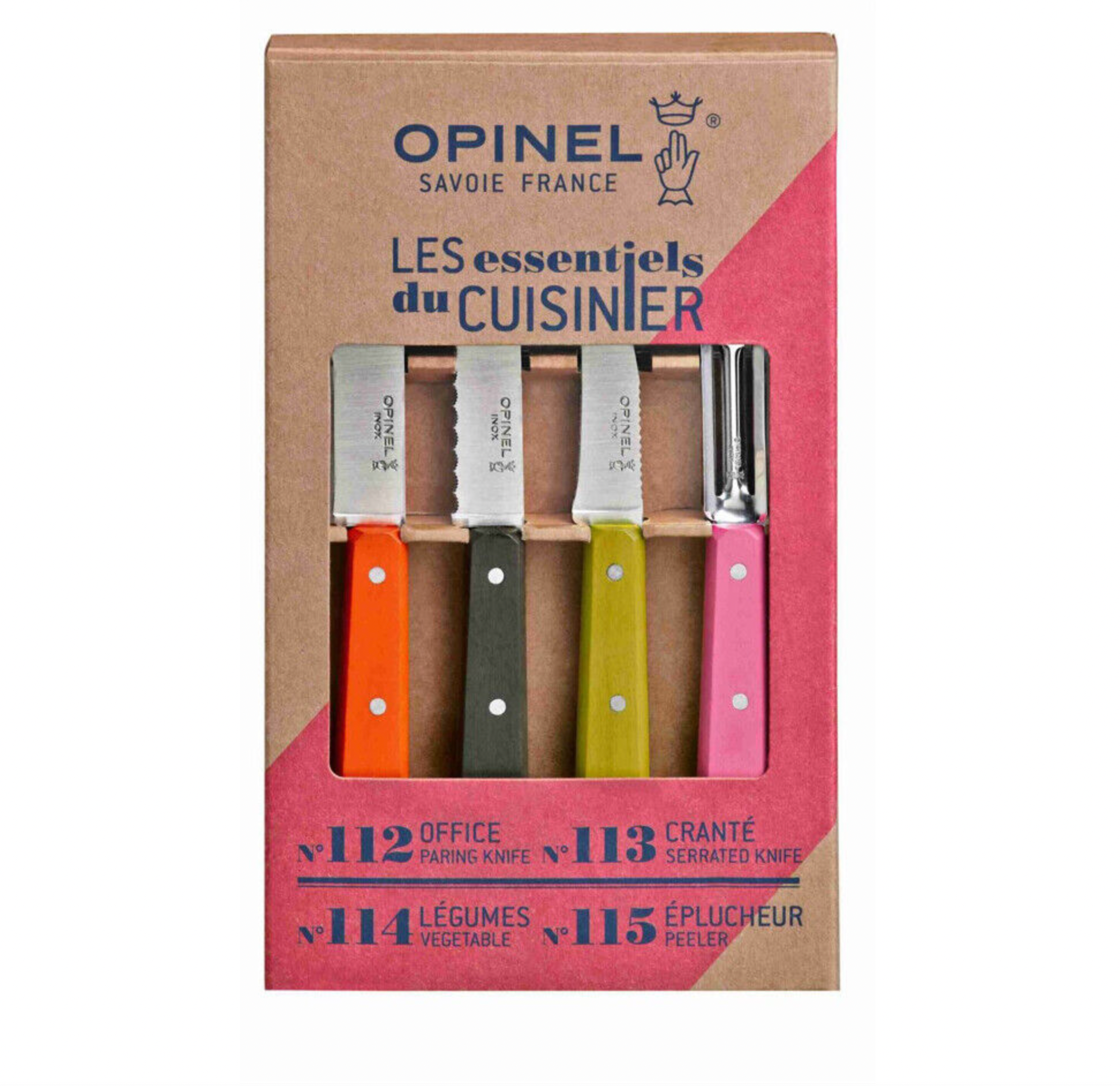 Boite de 4 pièces essentiels fifties OPINEL