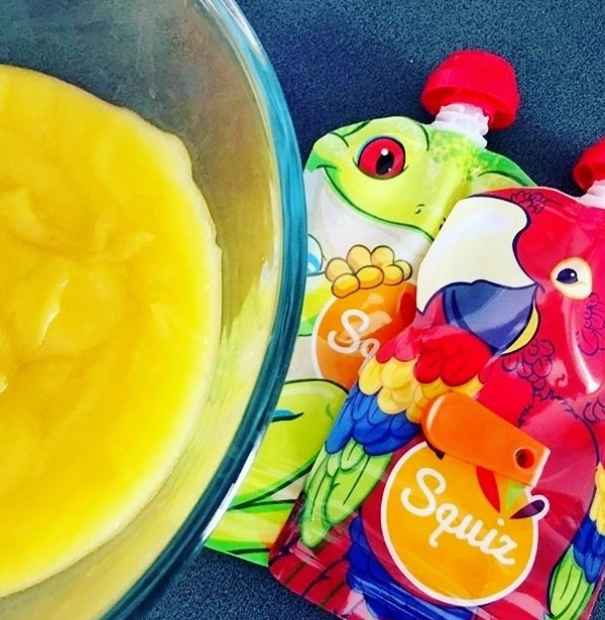 Lot de 2 gourdes à compote réutilisables enfants ANIMAUX - 130 ml