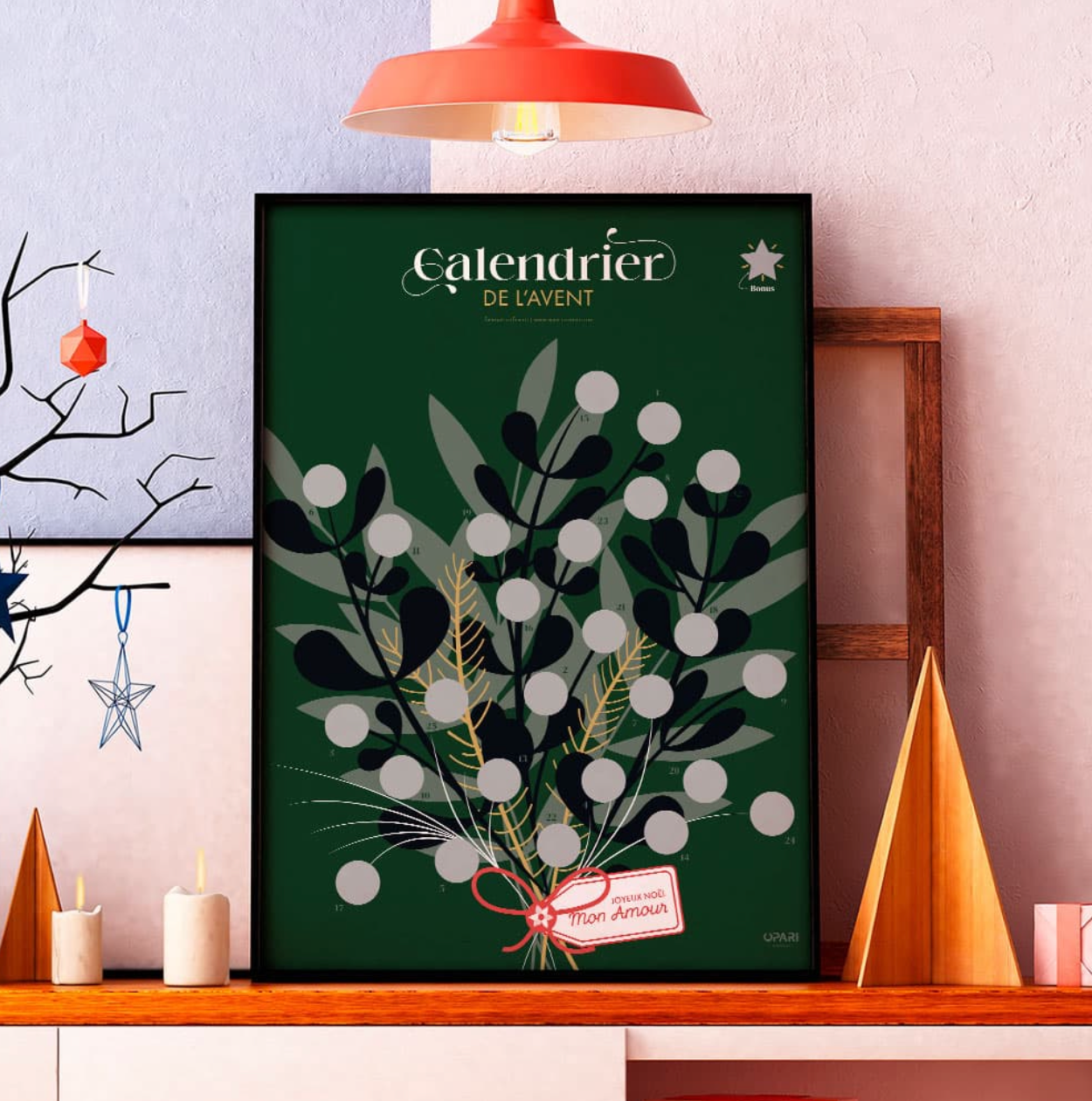 Calendrier de l'Avent à Gratter - Couple