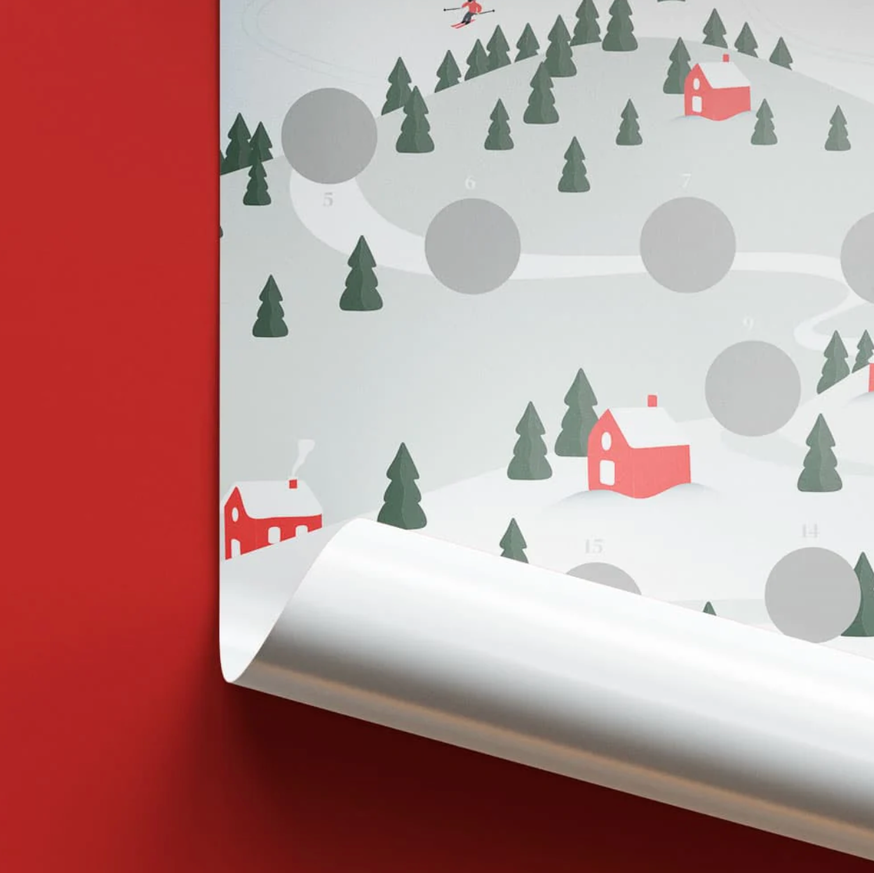 Calendrier de l'Avent à Gratter - Famille