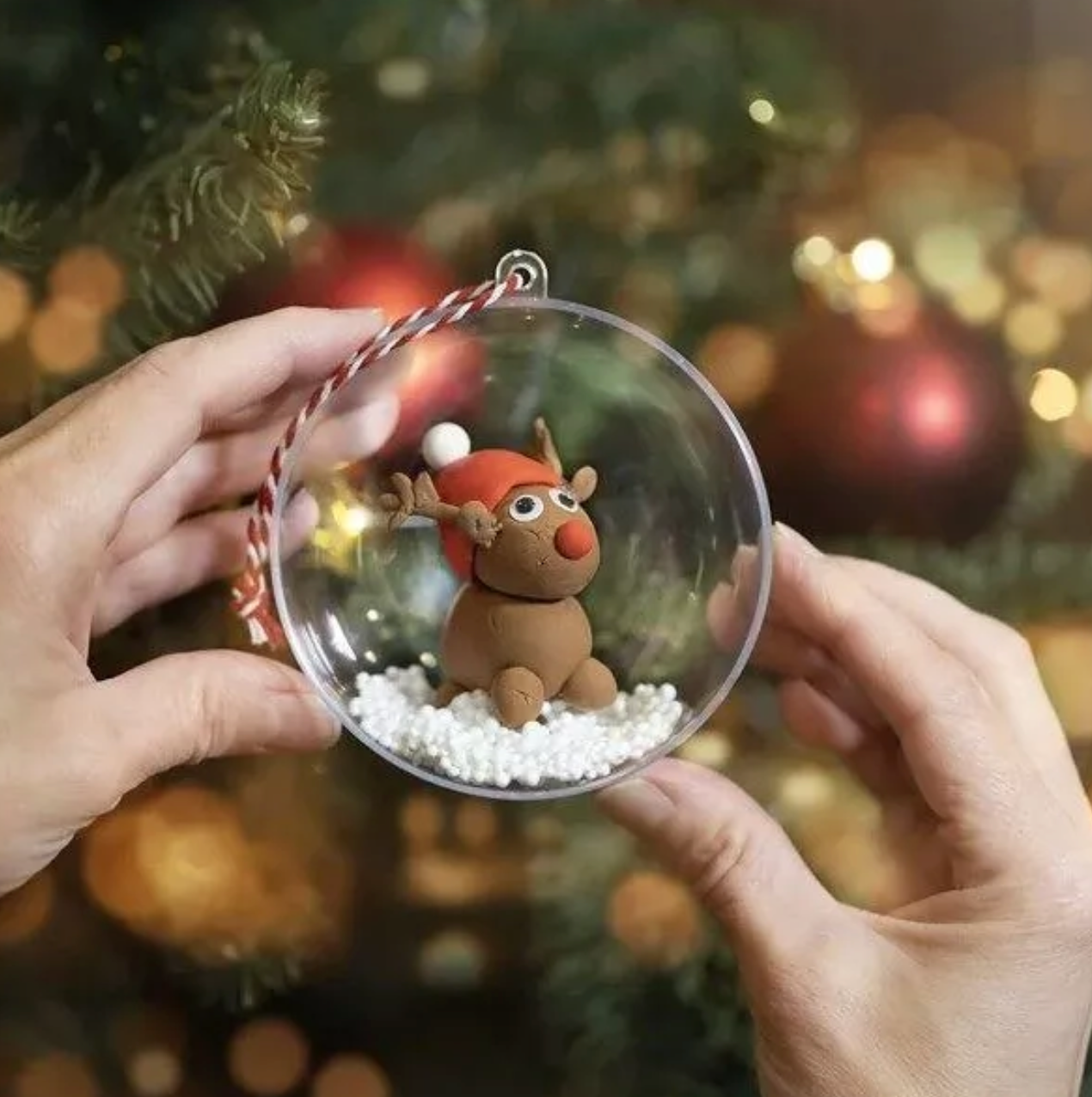 Kit DIY modelage - Boules de Noël - Figurines de Noël