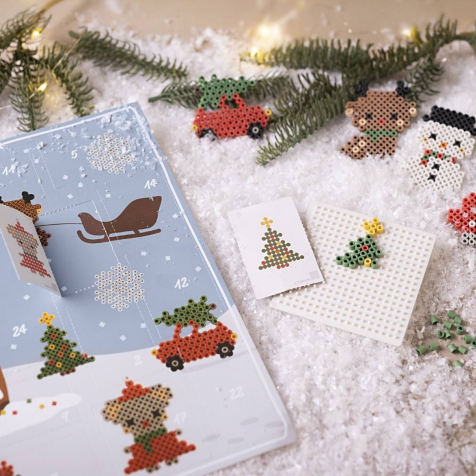 DIY - Calendrier de l'Avent Perles à repasser
