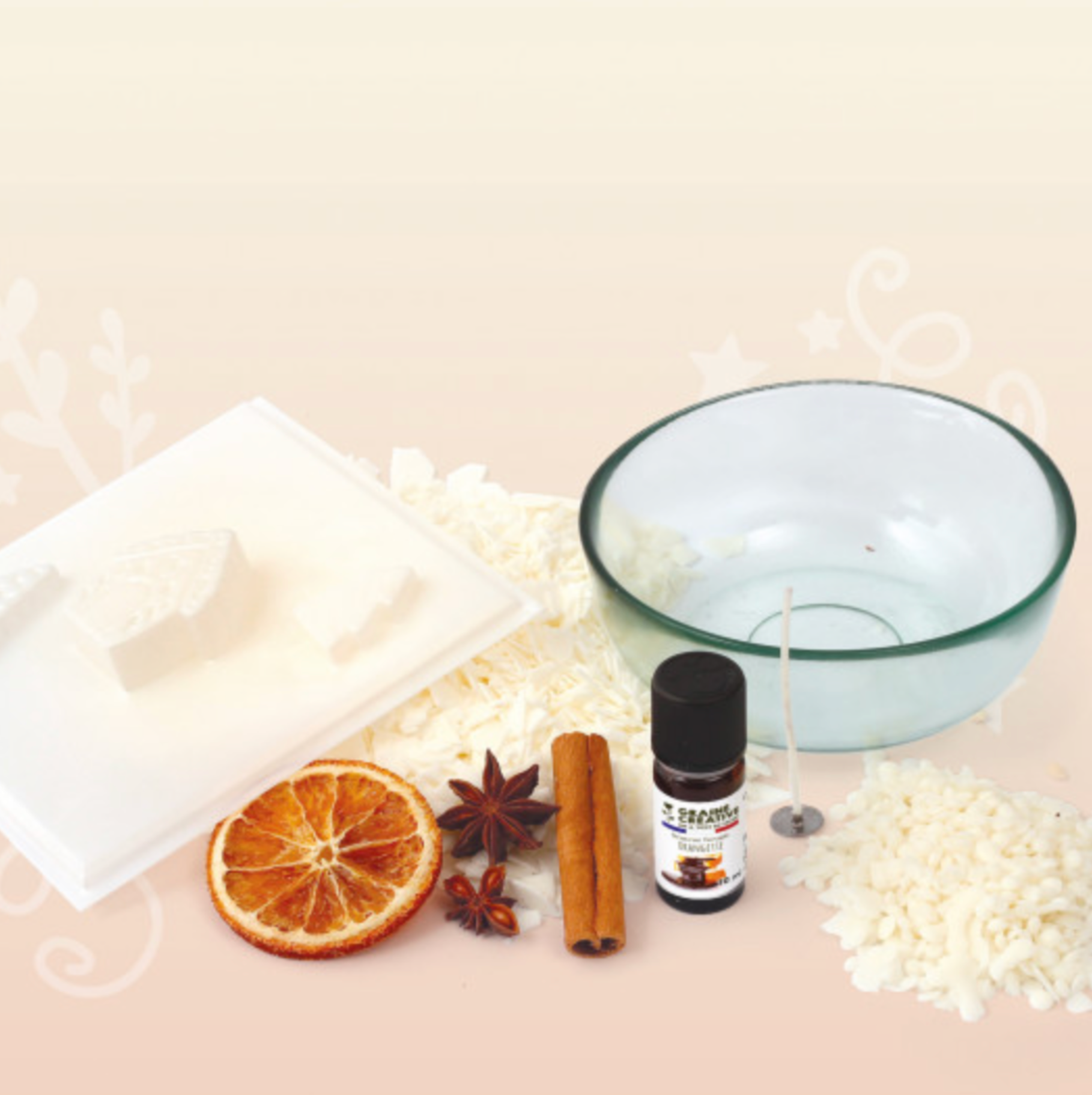 Kit DIY Ma bougie d'hiver gourmande