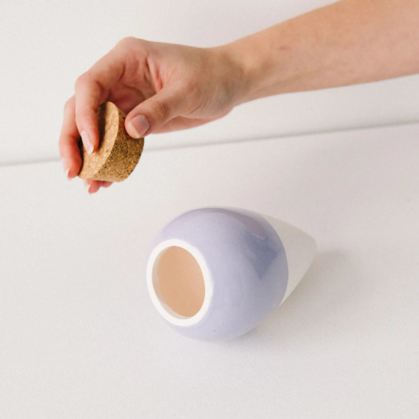 Olla pour arroser ses plantes de manière autonome – Lilas et blanche - Pepin