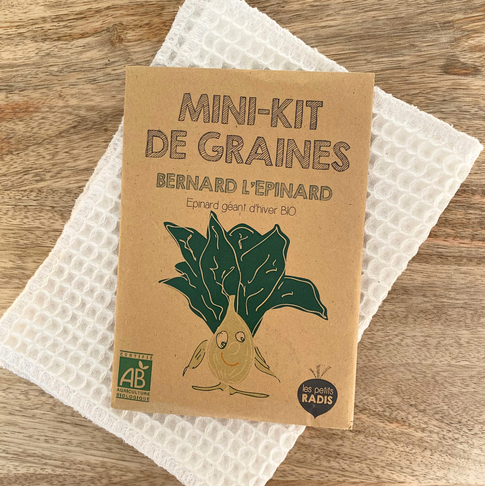 Mini kit de graines - Bernard l'épinard