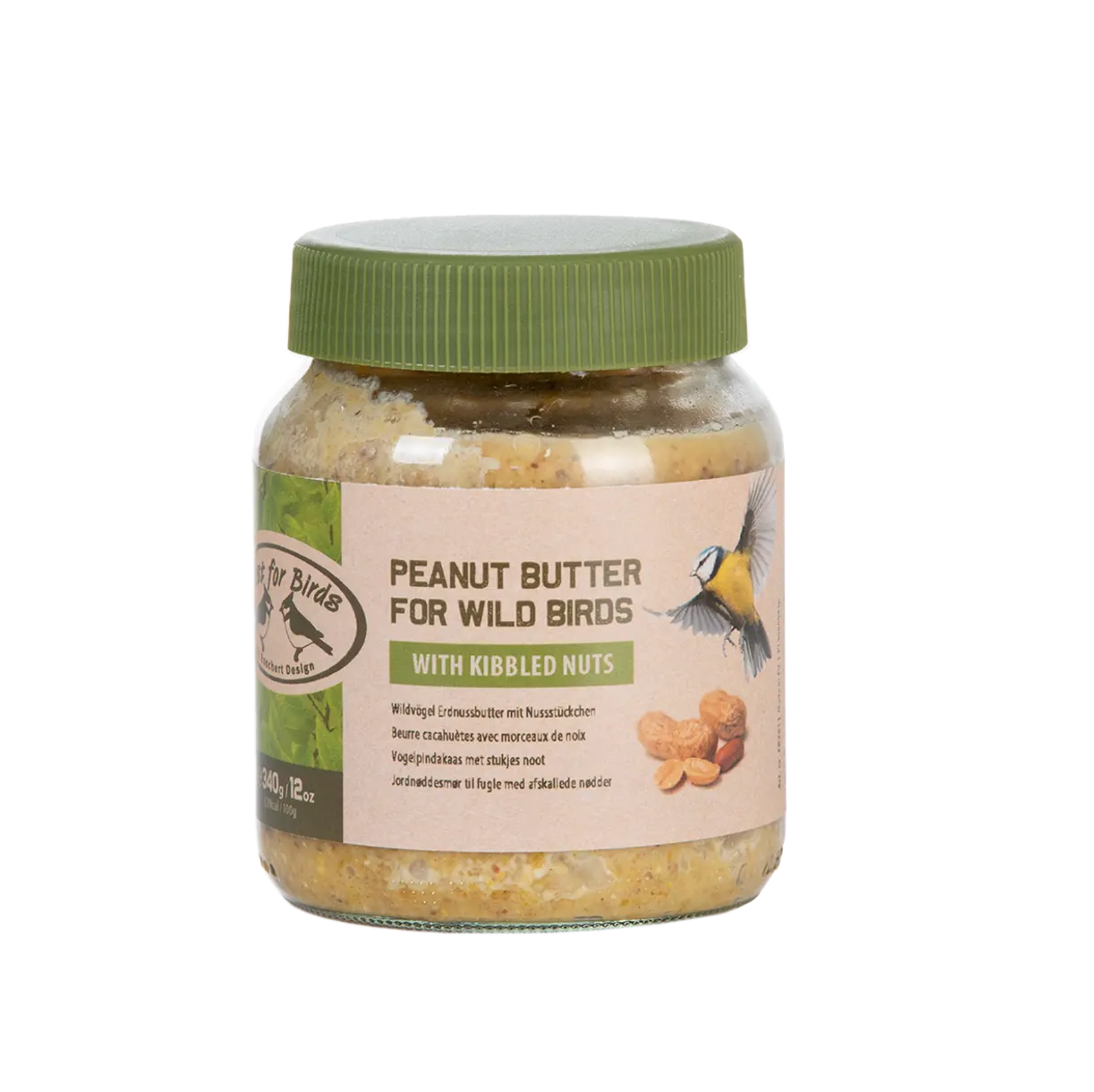 Beurre d’arachides pour oiseaux sauvages aux noix – (350 g)