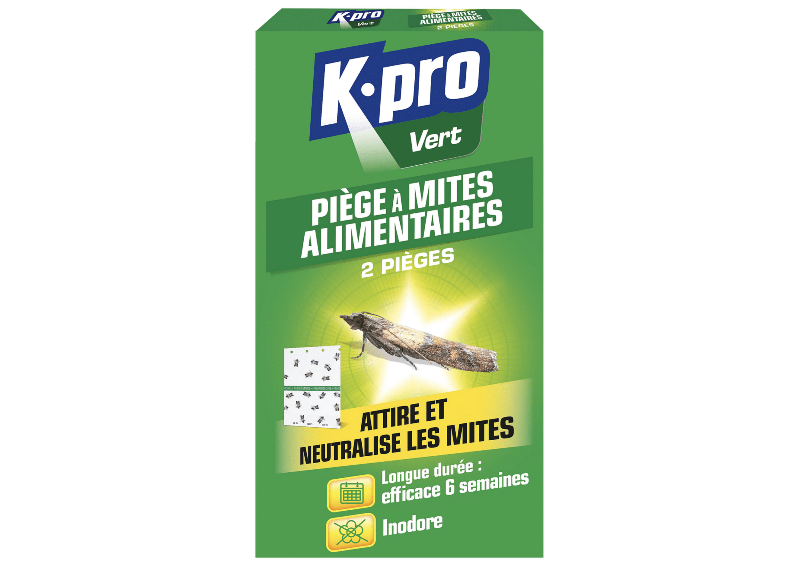 Pièges à mites alimentaires lot de 2 - K.PRO