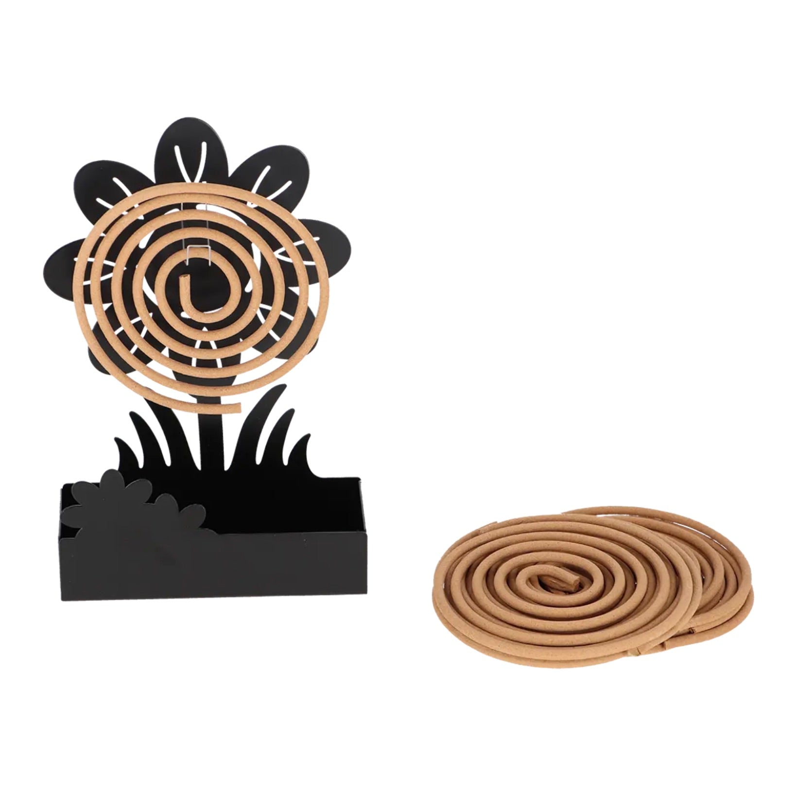 Support spirale + citronnelle - Fleurs