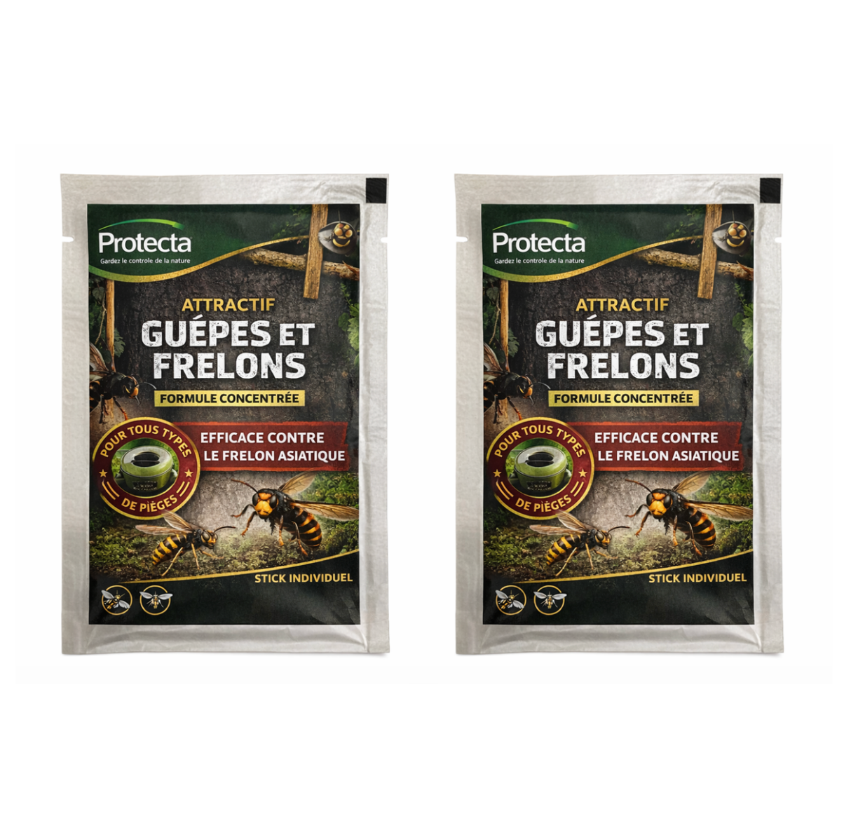 Lot de 2 stick attractif guêpes et frelons 50 ml
