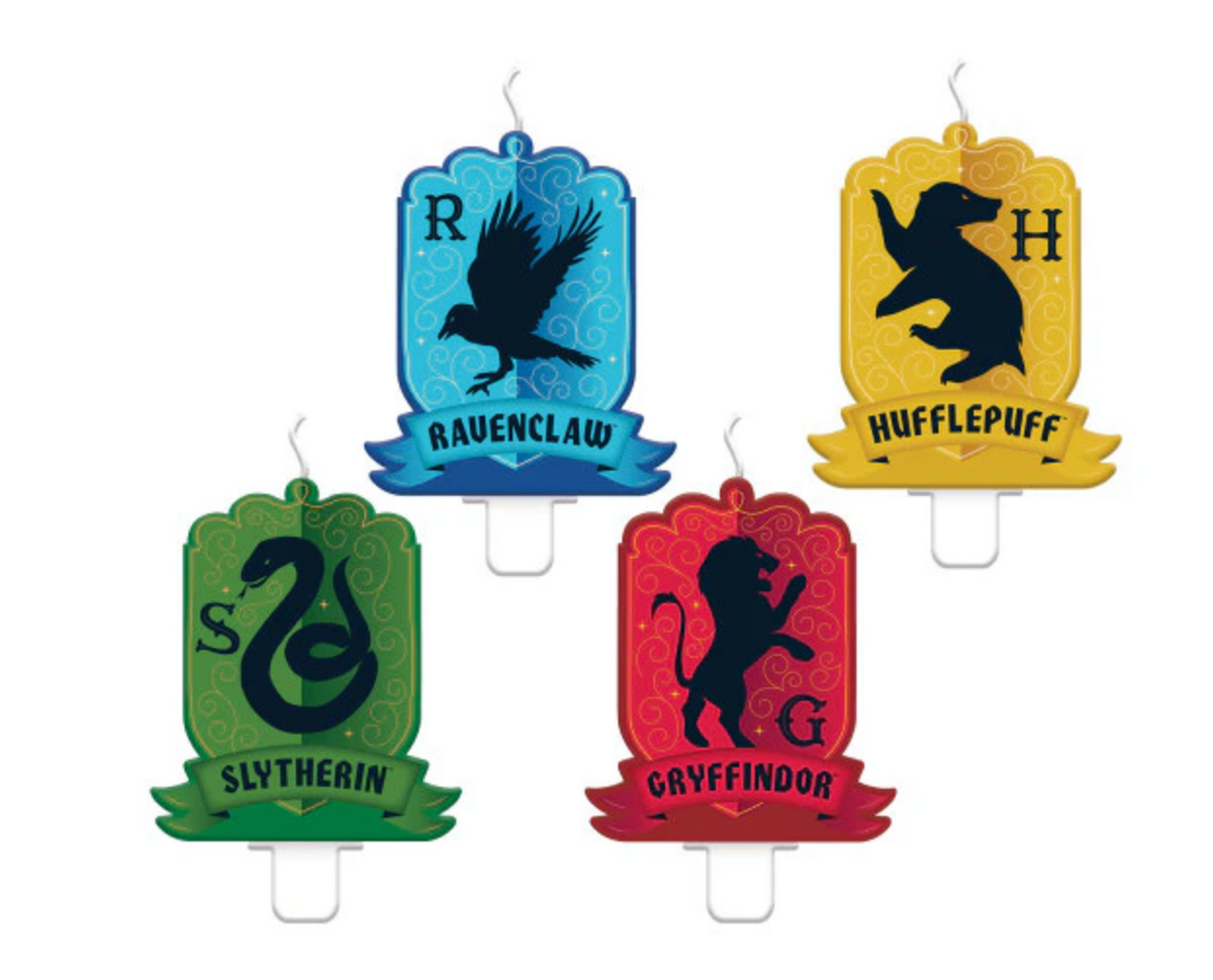Bougies d’anniversaire Harry Potter – Les 4 maisons